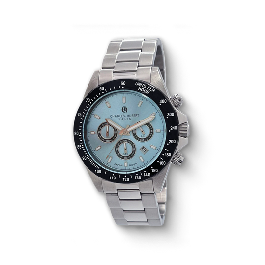 Charles-Hubert Two-Tone Stainless Steel Chronograph Quartz Watch 4032-W