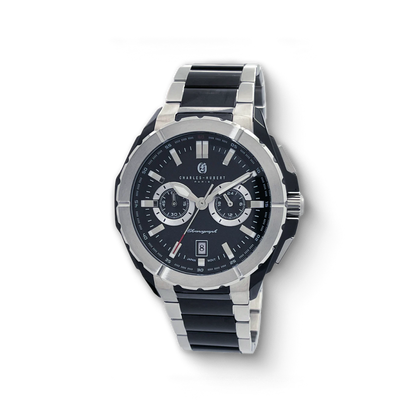Charles-Hubert Two-Tone Stainless Steel Chronograph Quartz Watch 4033-W