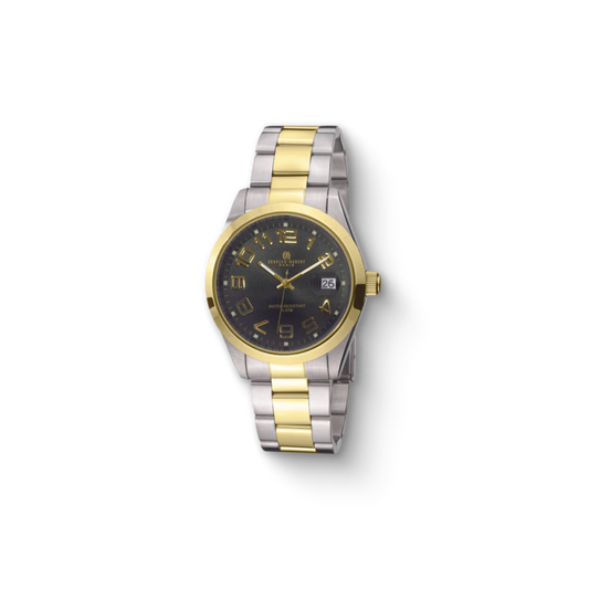 Charles-Hubert Two-Tone Stainless Steel Quartz Watch 3858-T