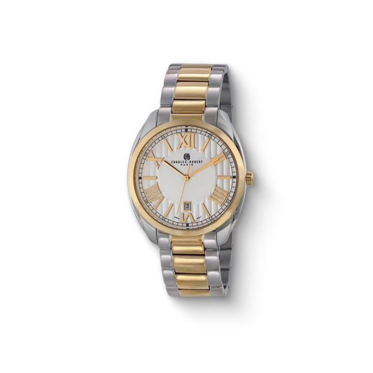Charles-Hubert Two-Tone Stainless Steel Quartz Watch 4005-T