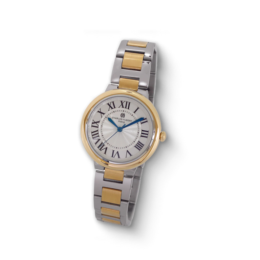 Charles-Hubert Two-Tone Stainless Steel Quartz Watch 6930-T