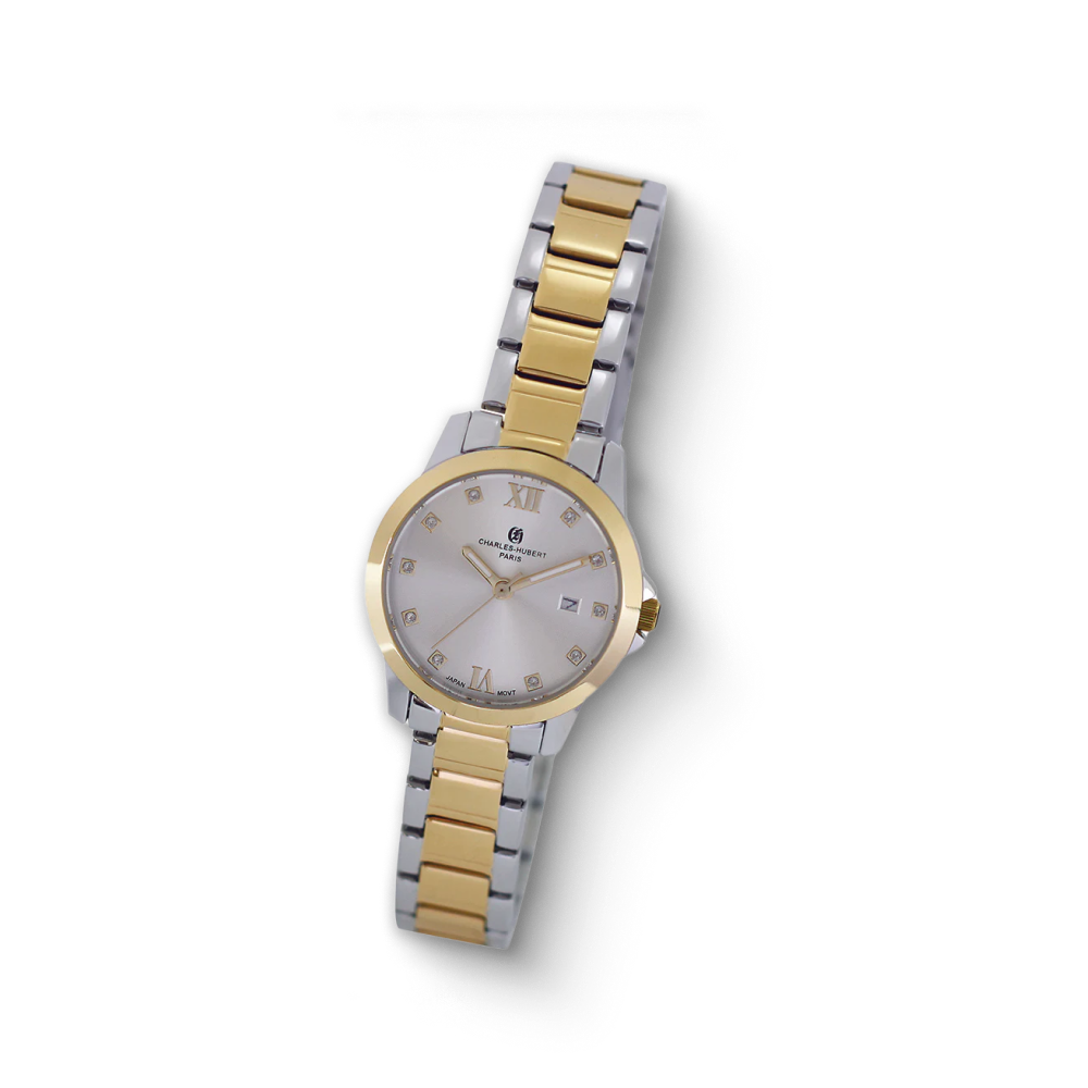 Charles-Hubert Stainless Steel Quartz Watch