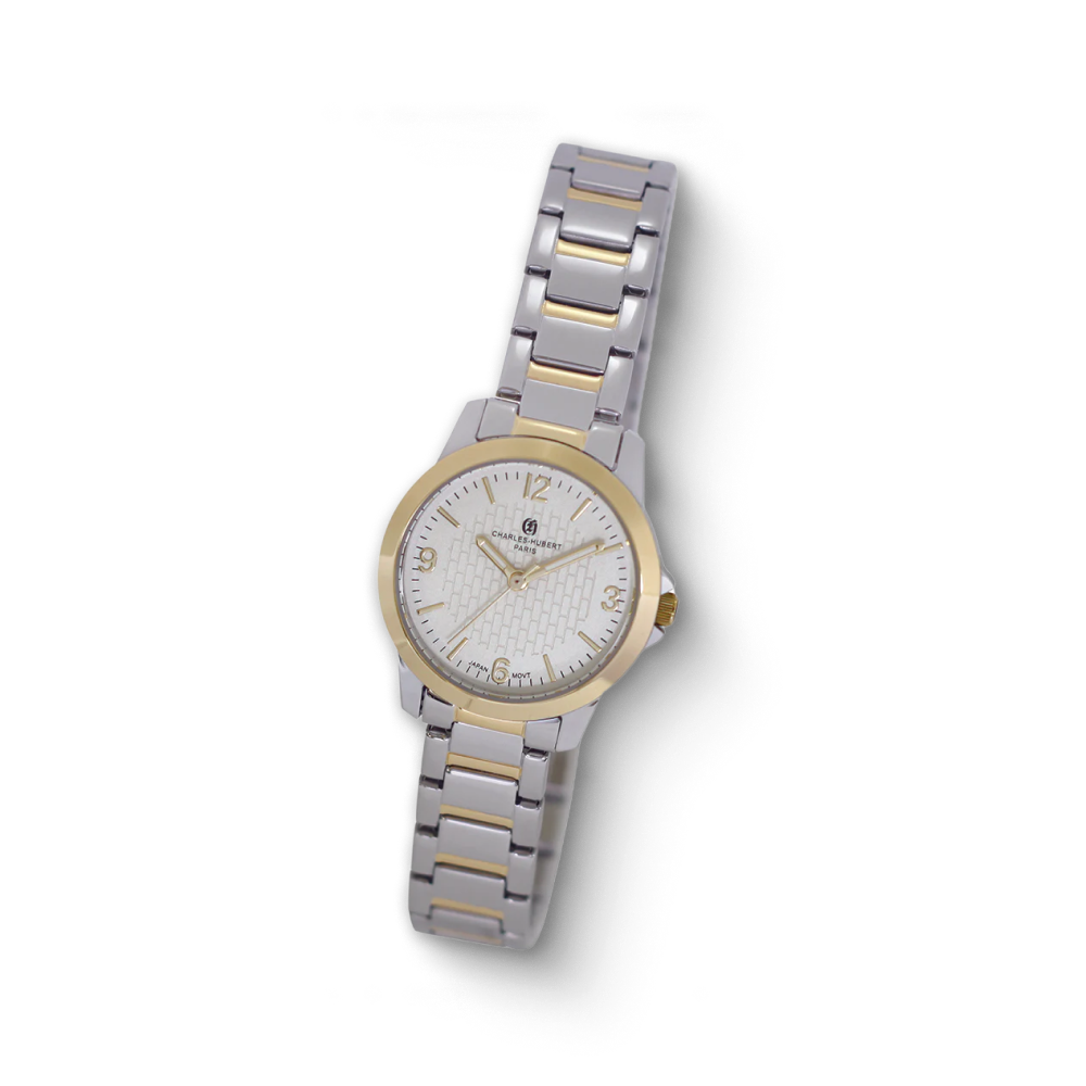 Charles-Hubert Two-Tone Stainless Steel Quartz Watch 6933-T