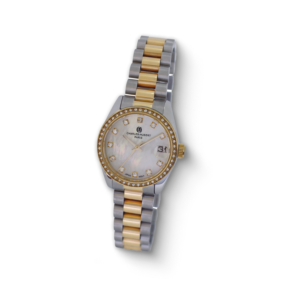 Charles-Hubert Stainless Steel Quartz Watch
