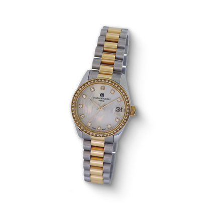 Charles-Hubert Stainless Steel Quartz Watch