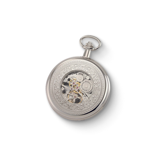 Charles Hubert Full Hunter Mechanical Pocket Watch 3909-W