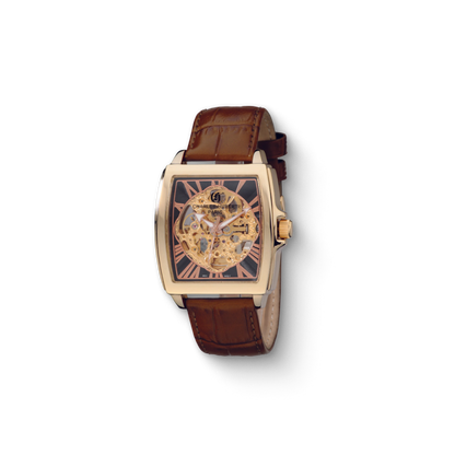Charles Hubert Gold-Plated Stainless Steel Automatic Watch