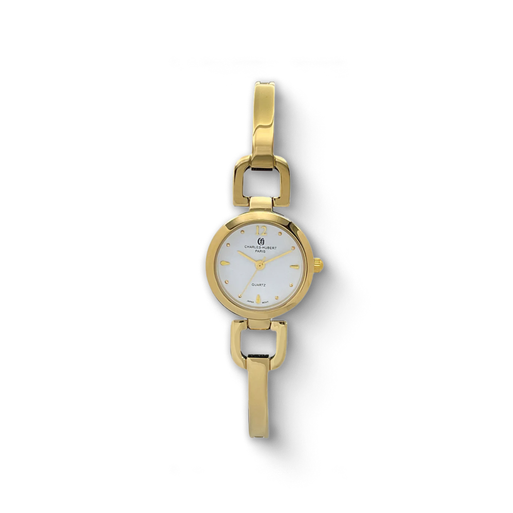 Charles Hubert Gold-Plated Quartz Watch 6929-G