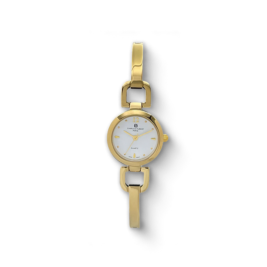 Charles Hubert Gold-Plated Quartz Watch 6929-G