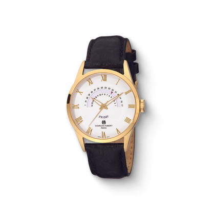 Charles Hubert Gold-Plated Stainless Steel Quartz Watch