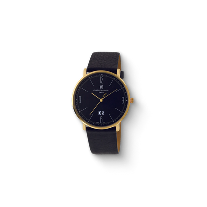 Charles Hubert Gold-Plated Stainless Steel Quartz Watch
