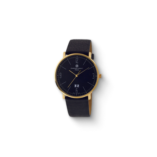 Charles Hubert Gold-Plated Stainless Steel Quartz Watch 4003-GB