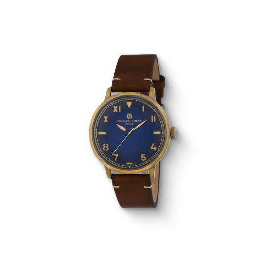 Charles Hubert Gold-Plated Stainless Steel Quartz Watch 4014-C