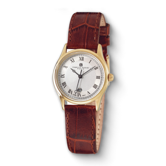 Charles Hubert Gold-Plated Stainless Steel Quartz Watch 6814-GW