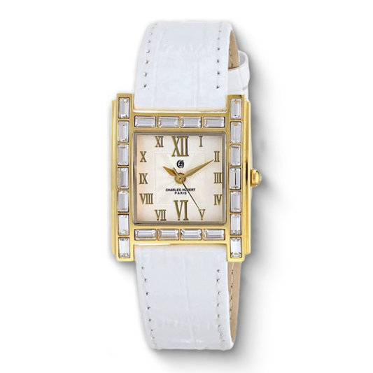 Charles Hubert Gold-Plated Stainless Steel Quartz Watch 6900-L