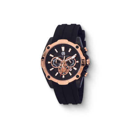 Charles Hubert Stainless Steel Chronograph Quartz Watch