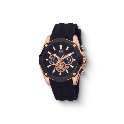 Charles Hubert Stainless Steel Chronograph Quartz Watch