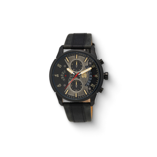 Charles Hubert Stainless Steel Chronograph Quartz Watch 4007-B