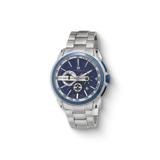 Charles Hubert Stainless Steel Chronograph Quartz Watch 4009-E