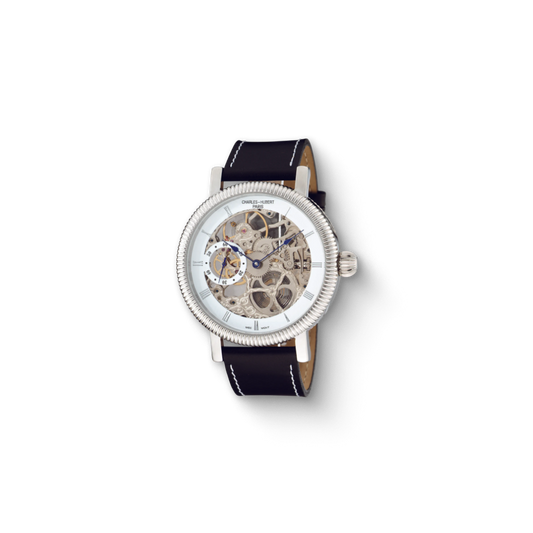 Charles Hubert Stainless Steel Mechanical Watch 3737-W
