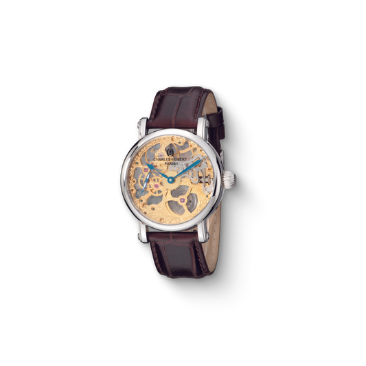 Charles Hubert Stainless Steel Mechanical Watch 3887-A