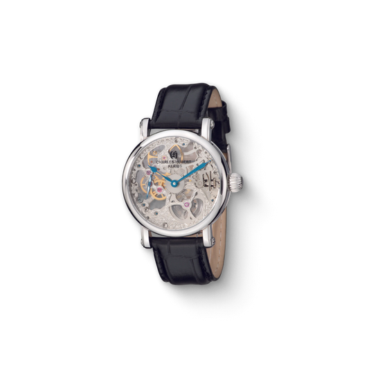 Charles Hubert Stainless Steel Mechanical Watch 3887-B