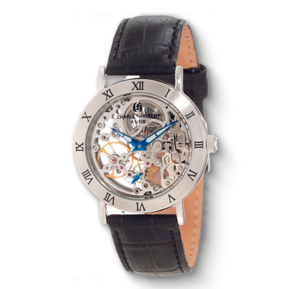 Charles Hubert Stainless Steel Mechanical Watch 6790-W