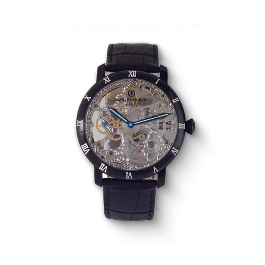 Charles Hubert Stainless Steel Mechanical Wrist Watch 4038-A