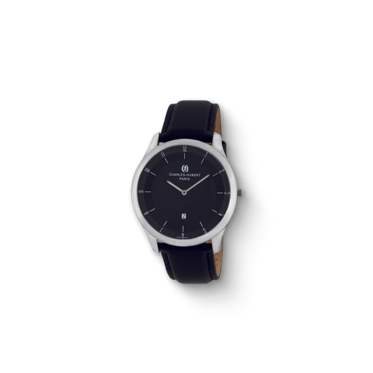 Charles Hubert Stainless Steel Quartz Watch 3999-W