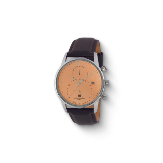 Charles Hubert Stainless Steel Quartz Watch 4001-RG