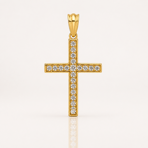 True Origin Lab Grown Diamond VS+ F+ Complete Cross Pendant