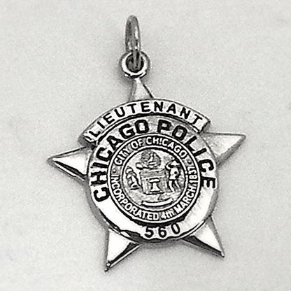 Chicago Police Department Badge Pendant