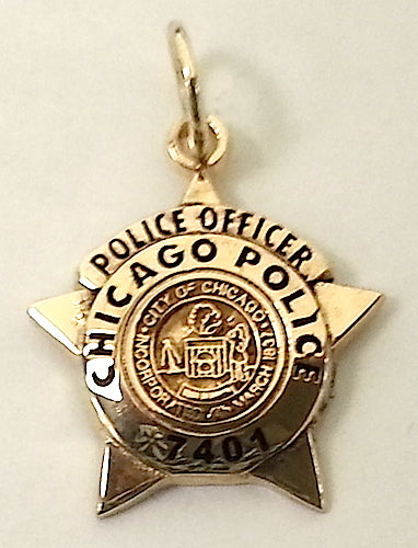 Chicago Police Department Badge Pendant