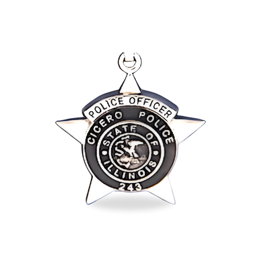 Cicero Illinois Police Dept. Badge Pendant