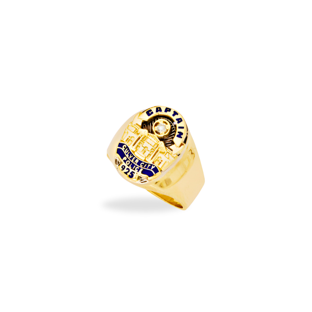 Culver City Police Medium Ring - Two Tone | Jewelry Factory