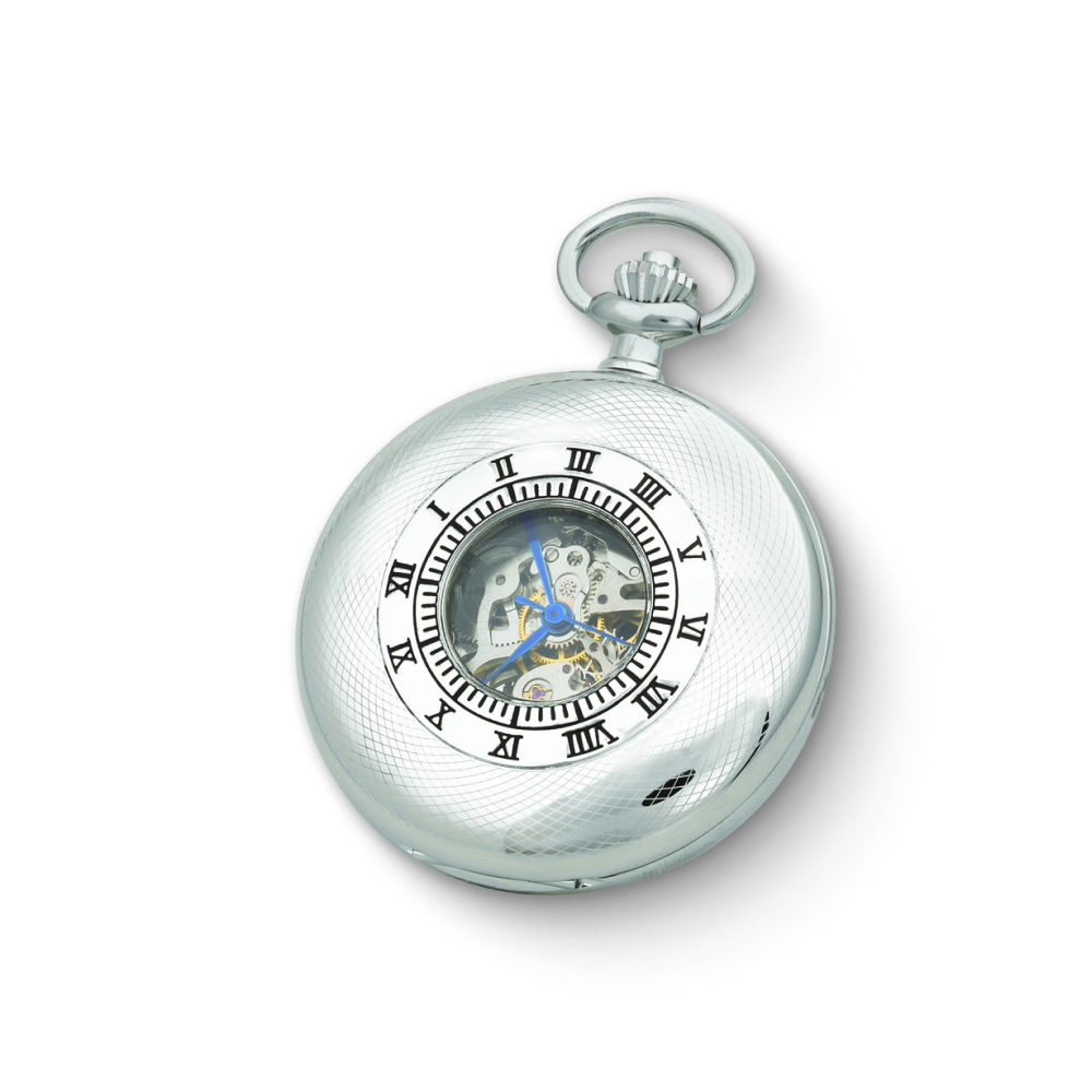 Charles Hubert Double Half Hunter Mechanical Pocket Watch DWA043