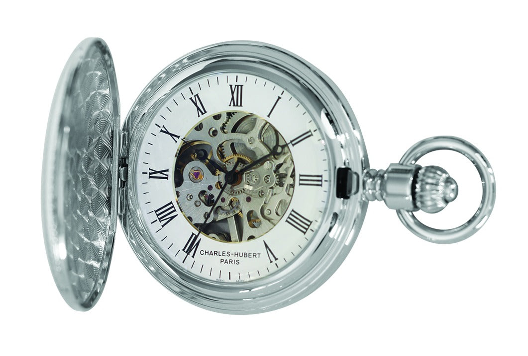 Charles Hubert Full Hunter Mechanical Pocket Watch DWA072