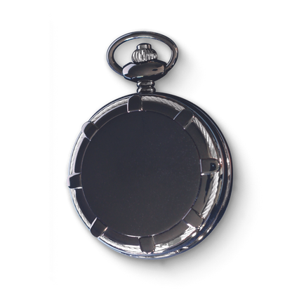 Charles-Hubert Black-Plated Full Hunter Mechanical Pocket Watch DWA080