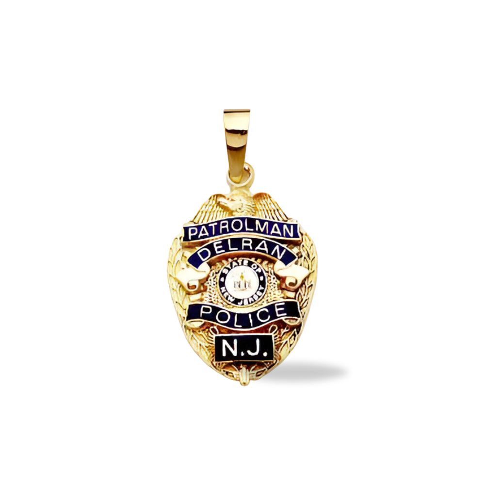 Delran Police Department Badge Pendant