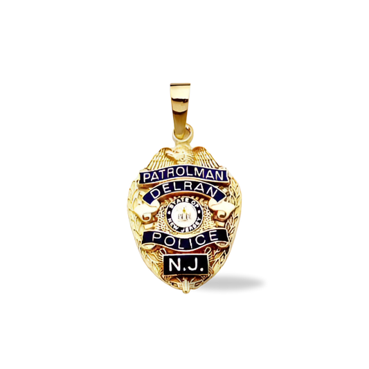 Delran Police Department Badge Pendant