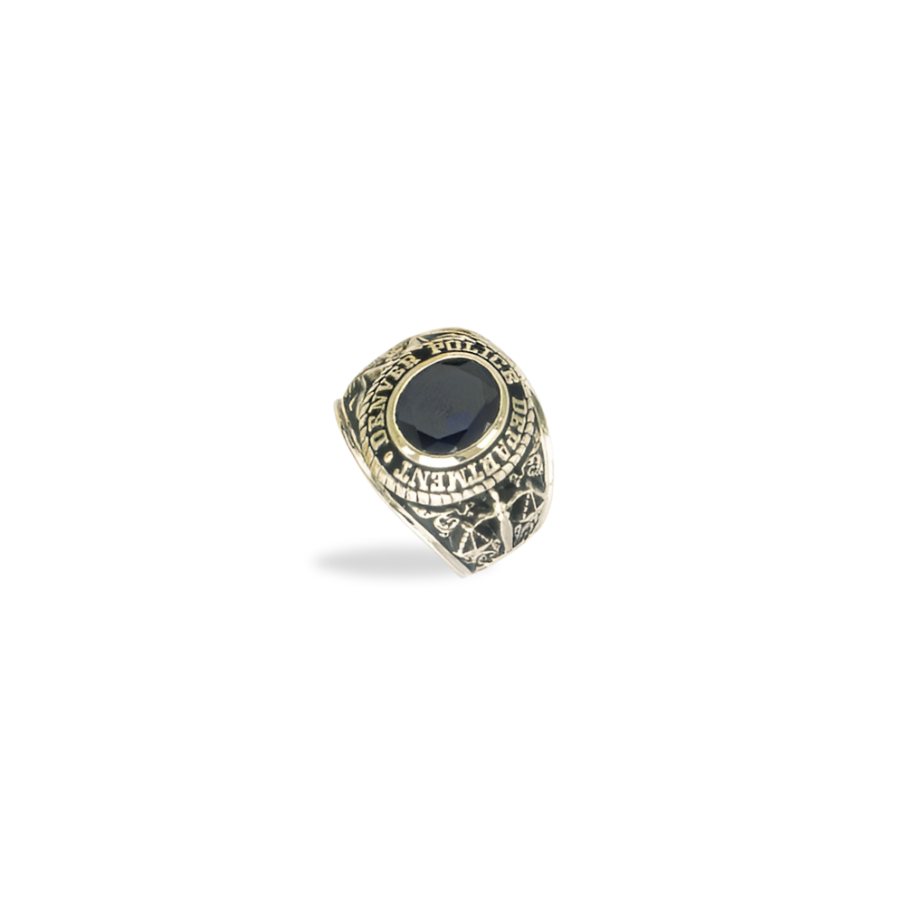 Denver Police Ladies Ring - Two Tone | Jewelry Factory