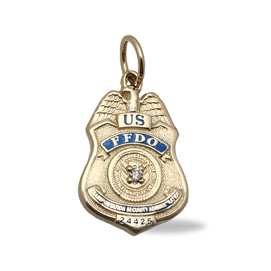 Department of Homeland Security FFDO Badge Pendant / Necklace