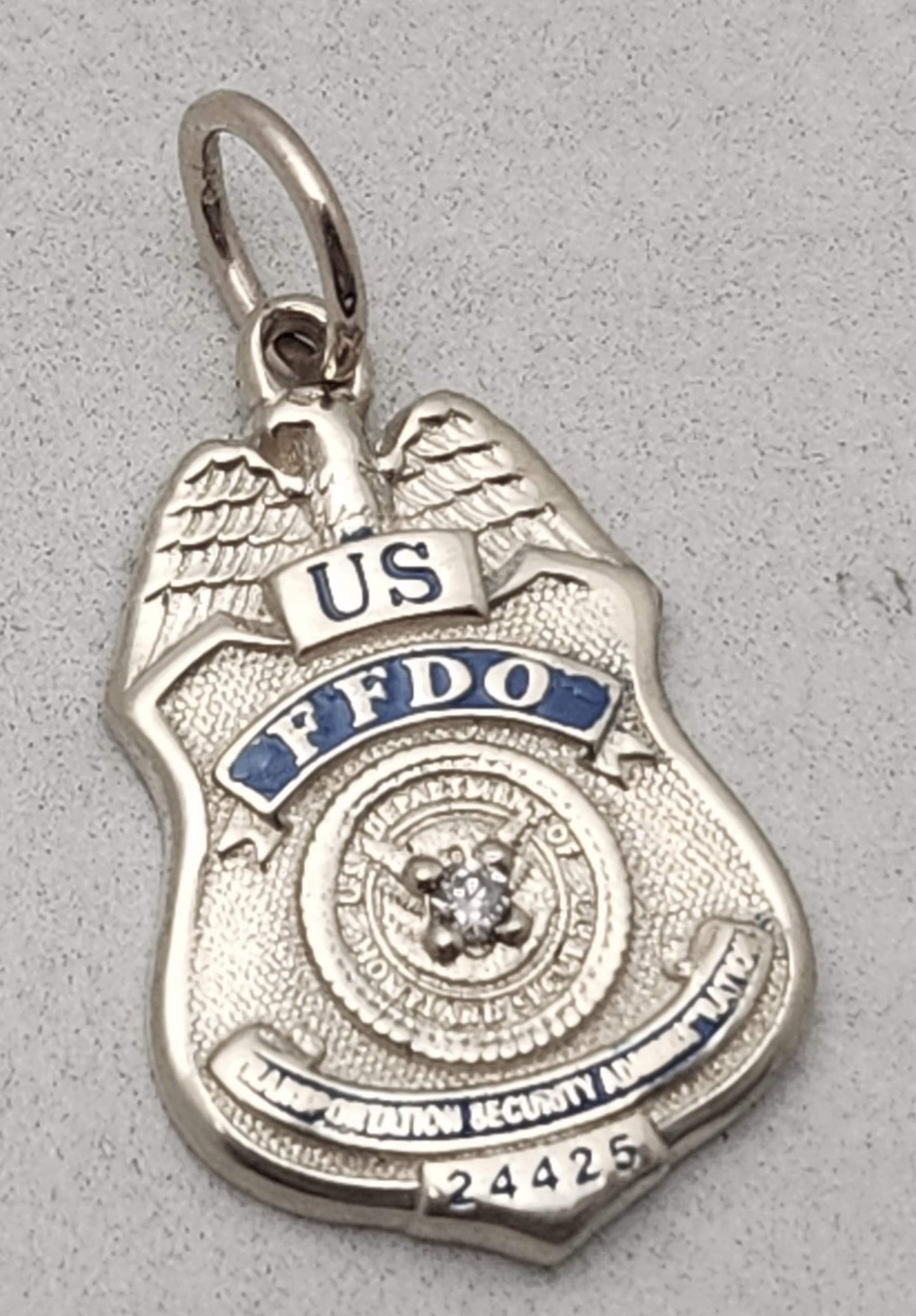 Department of Homeland Security FFDO Badge Pendant / Necklace