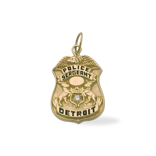 Detroit Police Department Badge Pendant