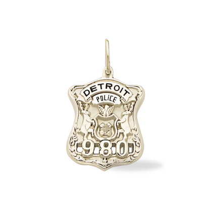 Detroit Police Department Badge Pendant