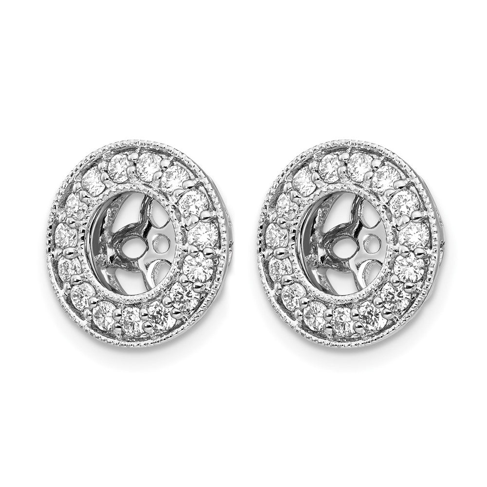 True Origin Lab Grown Diamond VS+ F+ for 5-5.5mm Studs Complete Earring Jackets