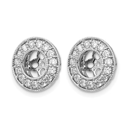 True Origin Lab Grown Diamond VS+ F+ for 5-5.5mm Studs Complete Earring Jackets