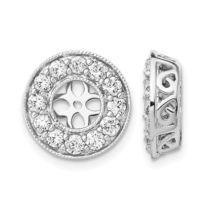 True Origin Lab Grown Diamond VS+ F+ for 5-5.5mm Studs Complete Earring Jackets