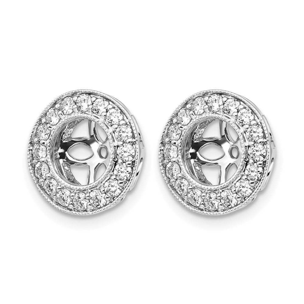 True Origin Lab Grown Diamond VS+ F+ for 5.5-6mm Studs Complete Earring Jackets