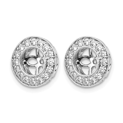 True Origin Lab Grown Diamond VS+ F+ for 5.5-6mm Studs Complete Earring Jackets